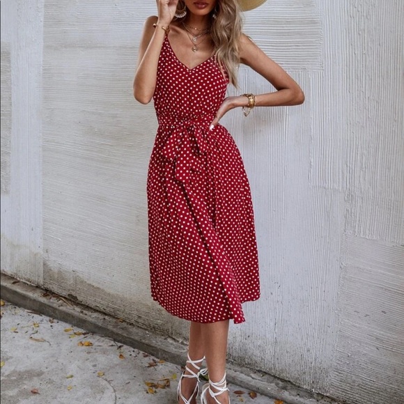 Floral print belted dress - Picture 6 of 6